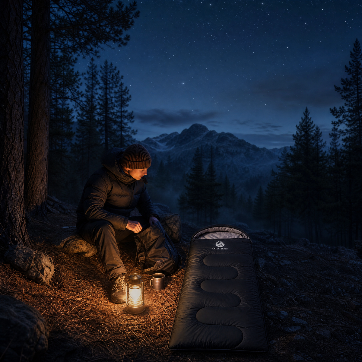 How to Stay Warm While Camping at Night